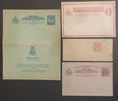 QUEENSLAND: 4 Postal Stationaries, *
