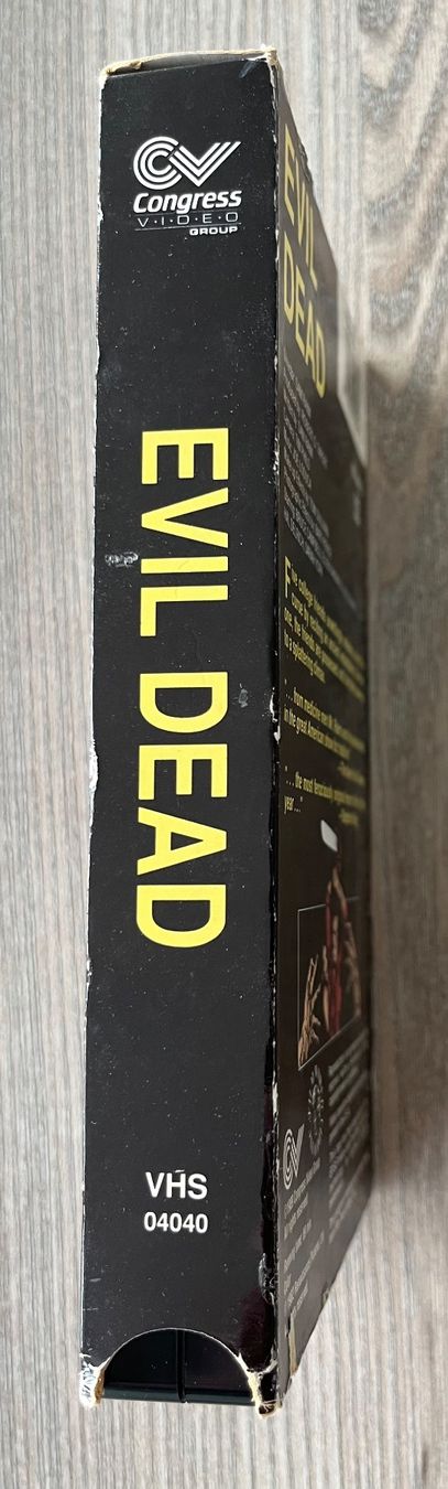 Tutti i VHS: The Evil Dead VHS - Congress Video Group – Usato da Malters venduto da starfighter01 3
