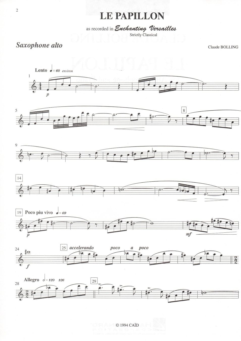Libri: Musiknoten Saxophon – Usato da Wangen SZ venduto da bockmattli07 2