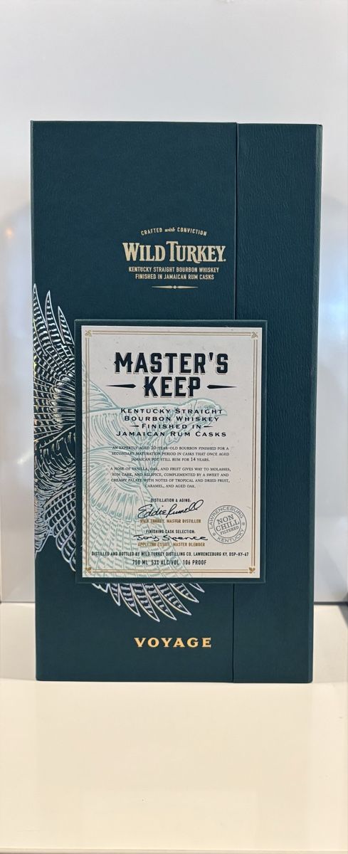 Spirituosen: Wild Turkey Master’s Keep Voyage 53% 75cl – Neu und originalverpackt aus Nyon von Vitriole