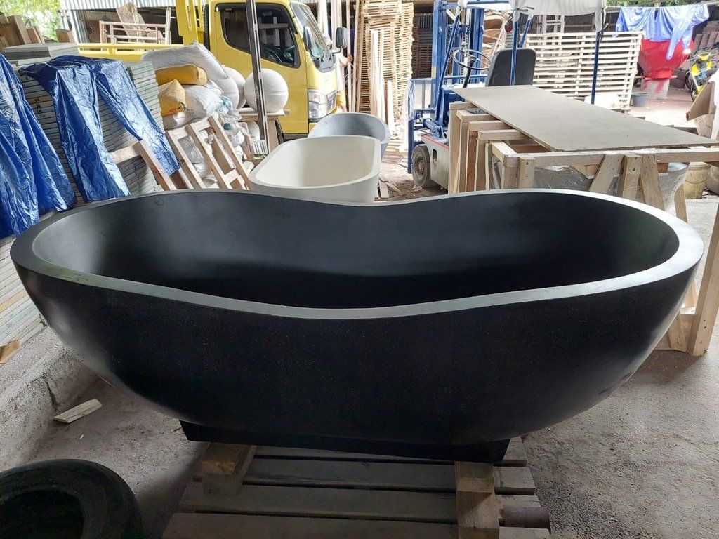 Vasche da bagno: Badewanne Freistehend Wanne Spa Terrazzo – Nuovo e nell'imballaggio originale da Daisendorf venduto da Wohn-Kult 3