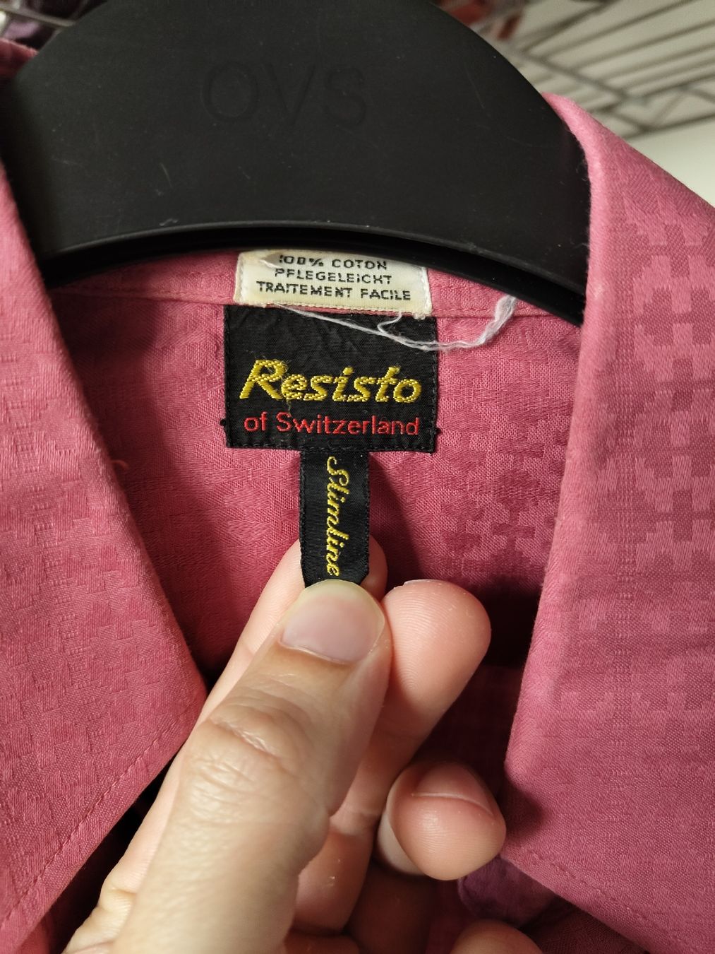 Camicie: Vintage Hemd Gr. L, rot – Usato da Zuerich venduto da FF_Noir 1