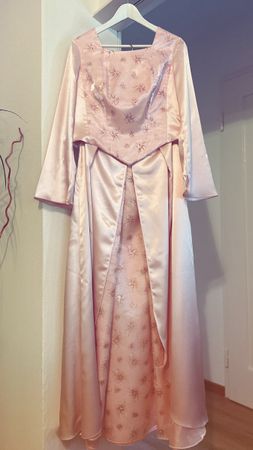Orientalisches Abendkleid / Festkleid in Rosa