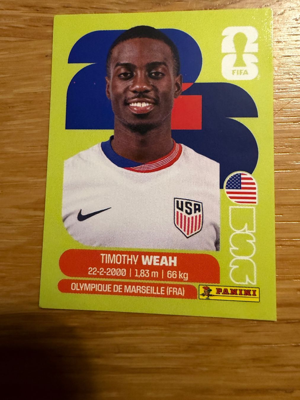 Panini Carte collezionabili: Panini USA 12 Timothy Weah – Nuovo (secondo la descrizione) da Zürich venduto da bel5