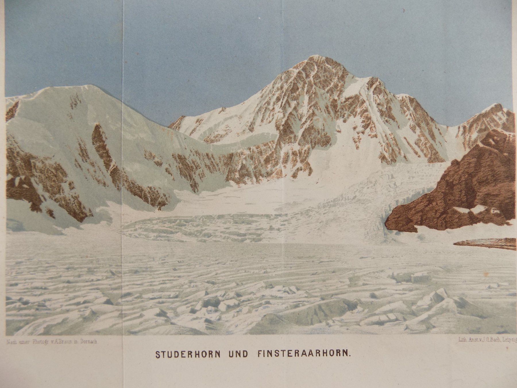 Stiche: Studerhorn und Finsteraarhorn – Gebraucht aus Risch von Rischli15 1