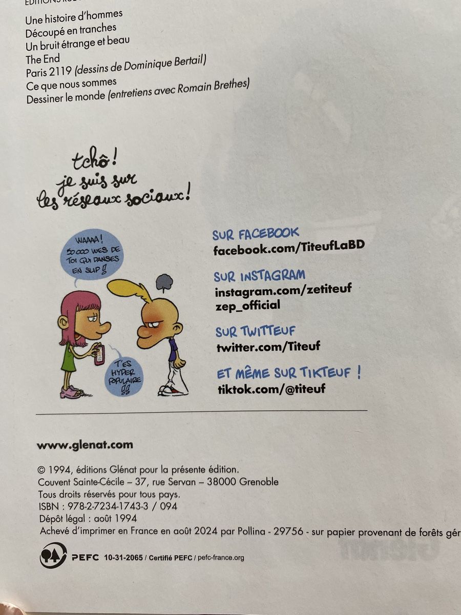Fumetti: Titeuf 3 ça épate les filles… – Usato da Schwarzenburg venduto da Michellu 3
