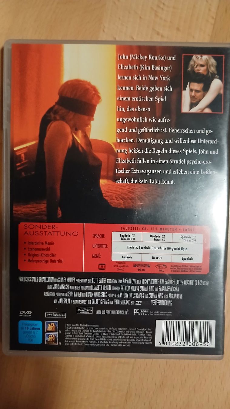 Tous les DVDs: DVD  (9 1/2 Wochen) – D'occasion à hinwil par tho_j6kz 5