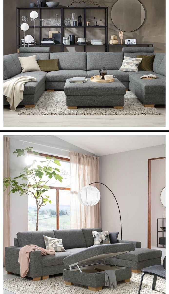 Divani: IKEA SÖRVALLEN Sofa mit Recamiere links + Hocker – Usato da Brüttisellen venduto da naz_5wdh 8