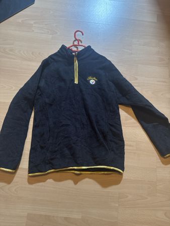 Pull Pittsburgh Steelers  NFL noir demi-zip en polaire XL