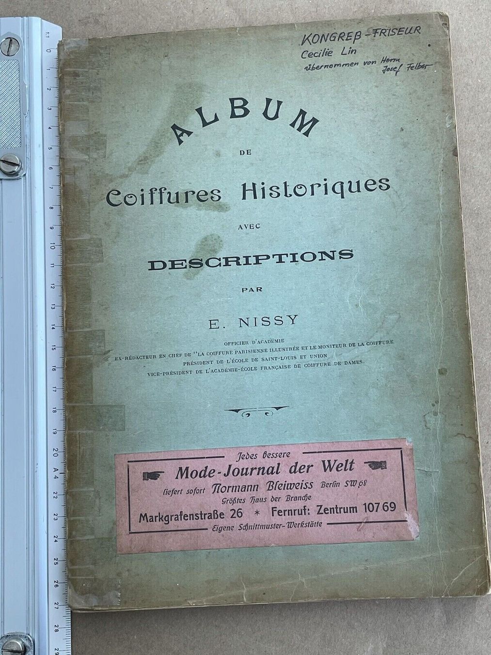 Bücher: Nissy E. Coiffures historiques avec Descriptions. Paris o. J – Gebraucht aus Morges von SevArt 3