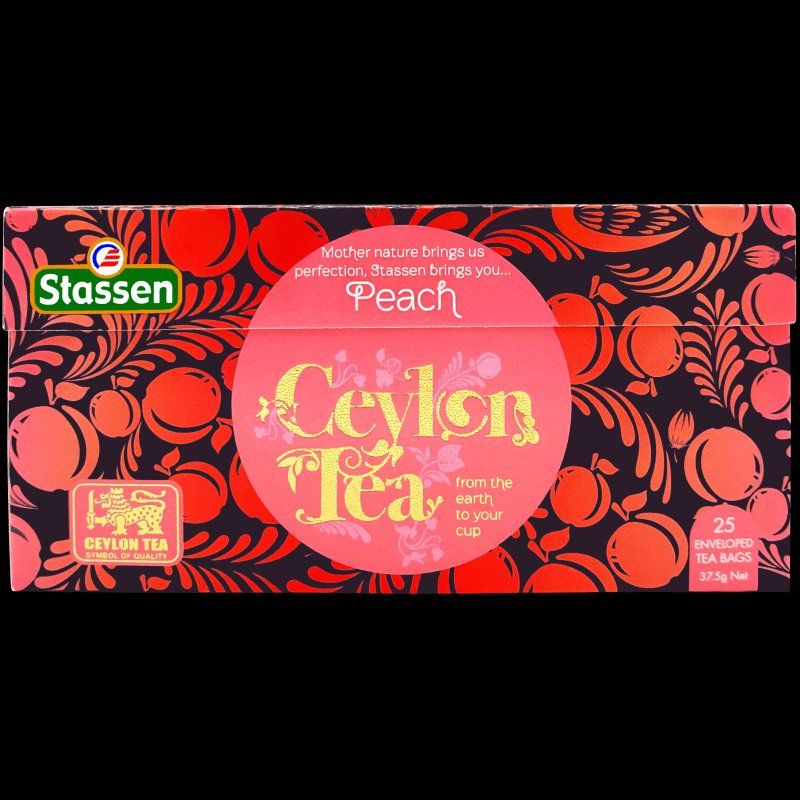 Lebensmittel & Spezialitäten: Stassen - Peach Tea - Gastro-Teebeutel – Neu und originalverpackt aus Gampelen von Geschenkxy 1