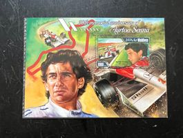Senna Ayrton Formel 1 Malediven 2014  Block  ** (A1240)