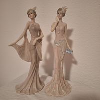 2 elegante Damen Figuren