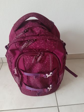 Satch Schulrucksack Schulthek, guter Zustand, rotviolett