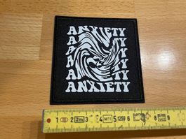 Anxiety Patch Aufnäher Sticker Rock Punk Metal