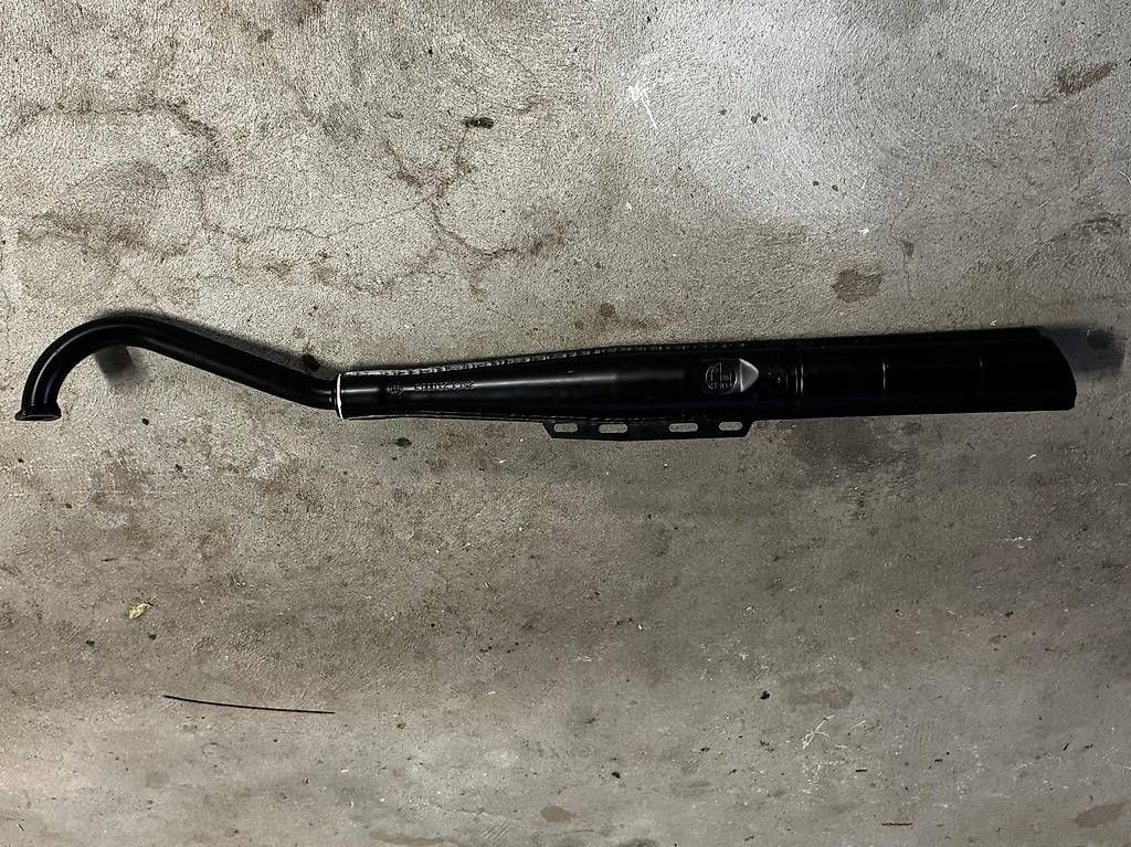 Puch Auspuffanlagen: Auspuff Puch Maxi/E50 28mm Jamarcol, schwarz – Gebraucht aus Diepflingen von 1980regor