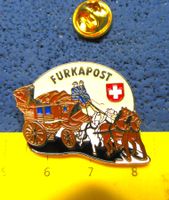 FURKA-POST-KUTSCHE PIN GOLDIG GEPRÄGT