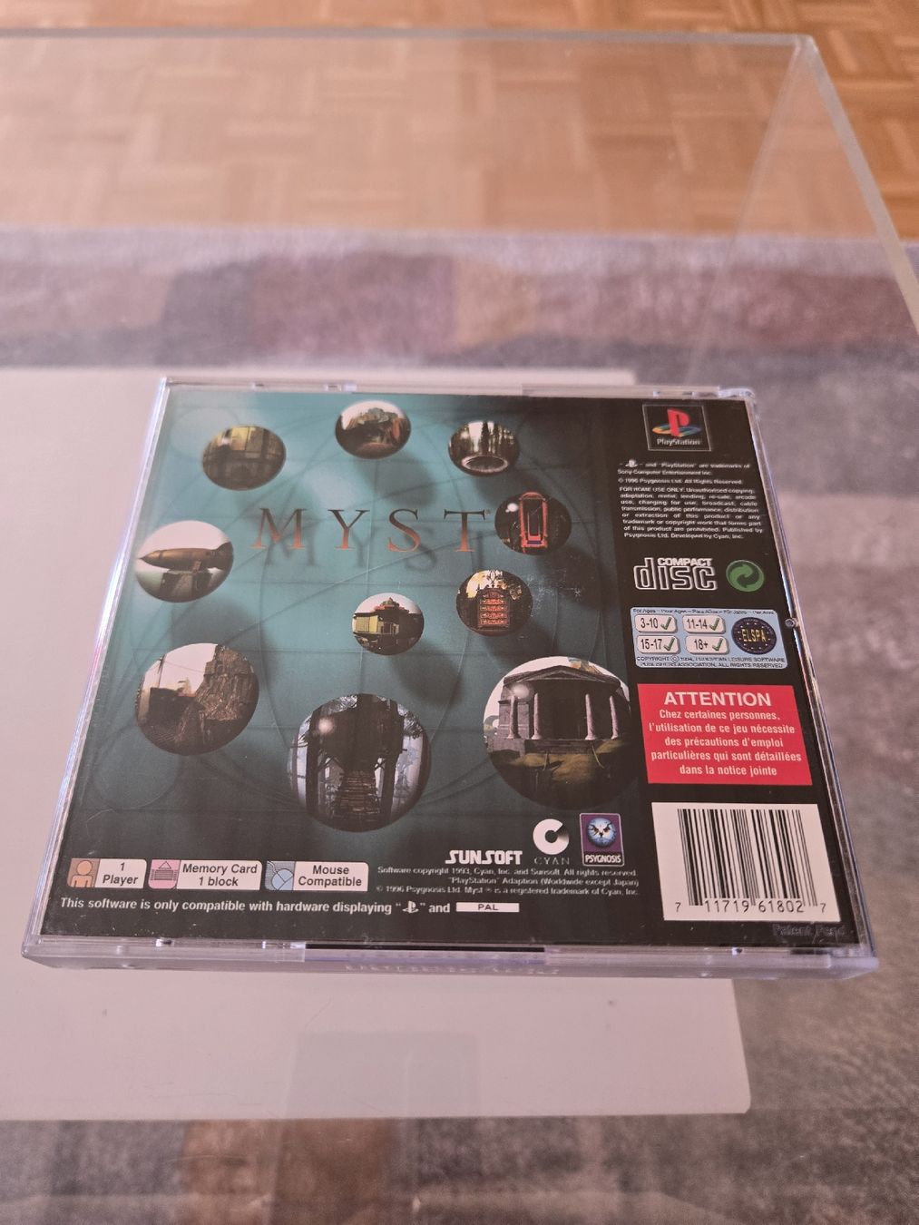 Giochi: Myst PS1 – Usato da Bussigny venduto da Kfdlt 1