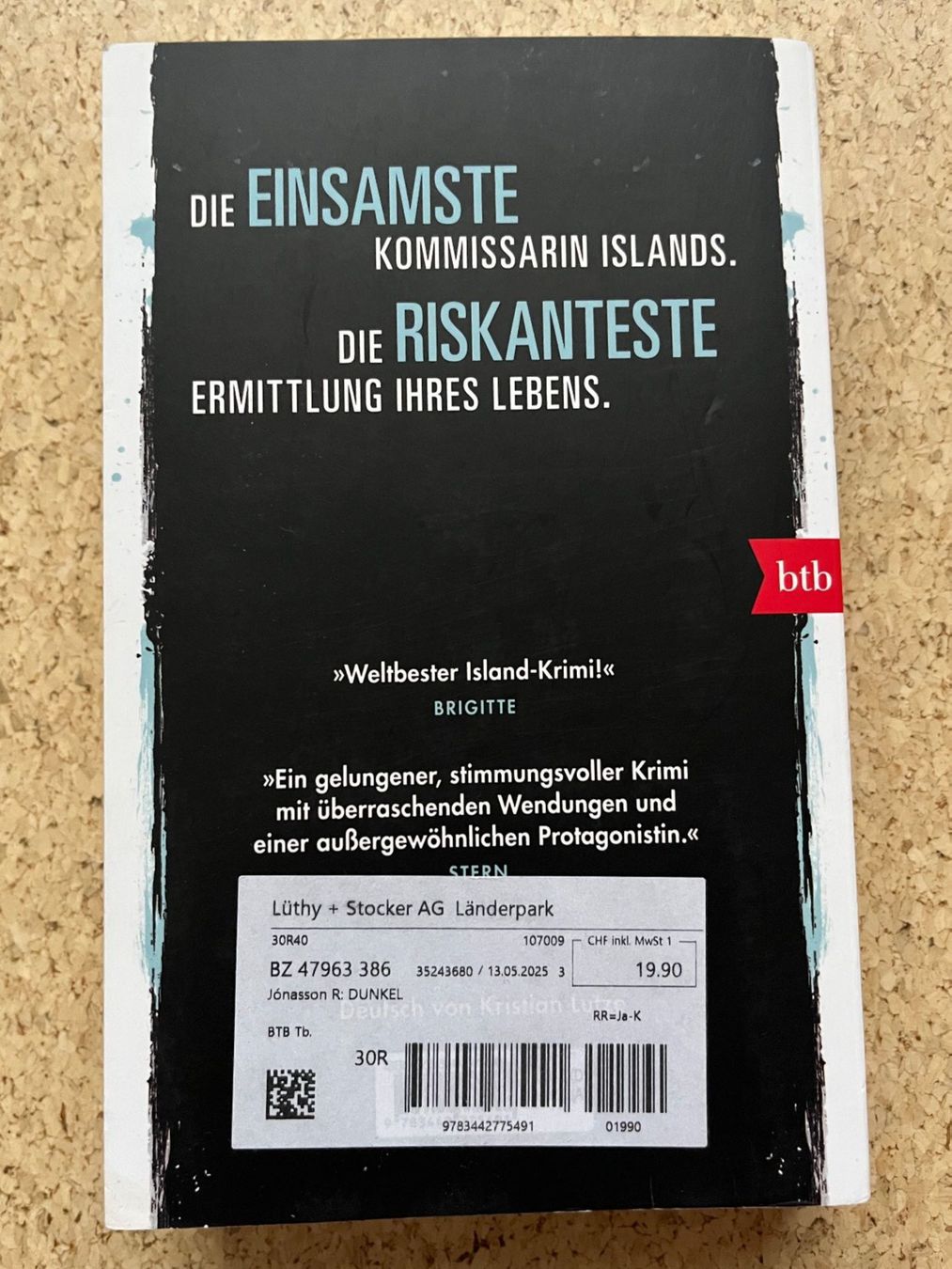 Bücher: Taschenbuch "Dunkel", Ragnar Jónasson – Gebraucht aus Grosswangen von Vita500 1