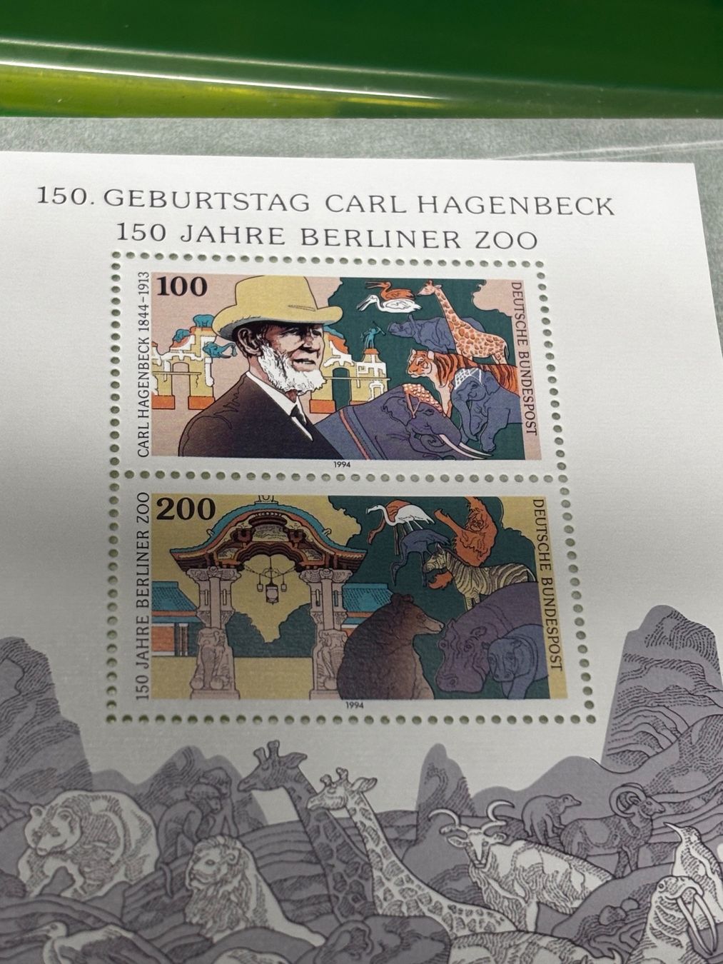 Tutti i francobolli: Briefmarken Berliner Zoo – Nuovo e nell'imballaggio originale da Zürich venduto da engebrunau 1