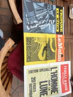 Affiches vintages "L'homme sur la lune"