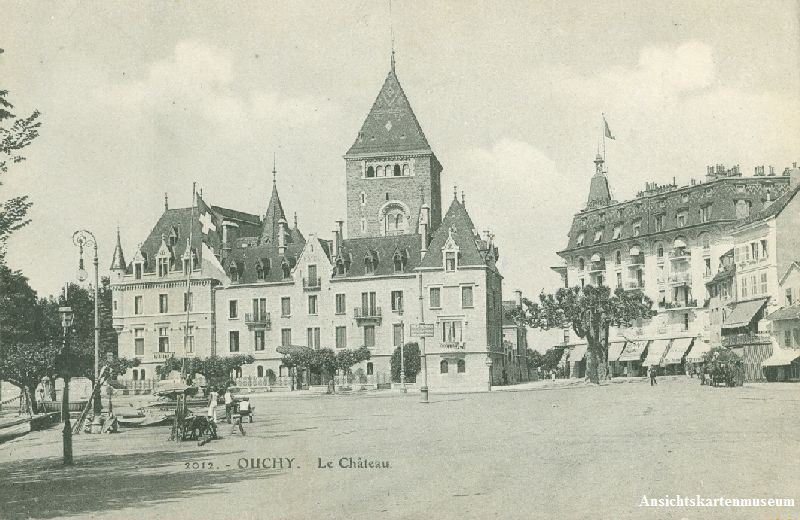 Cartoline postali: Ouchy - Le château + ca. 1910 – Usato da Emmenbrücke venduto da teestube