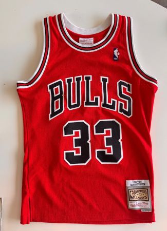 Maillot Scottie Pippen Bulls 33, Mitchell & Ness 🏀🔴