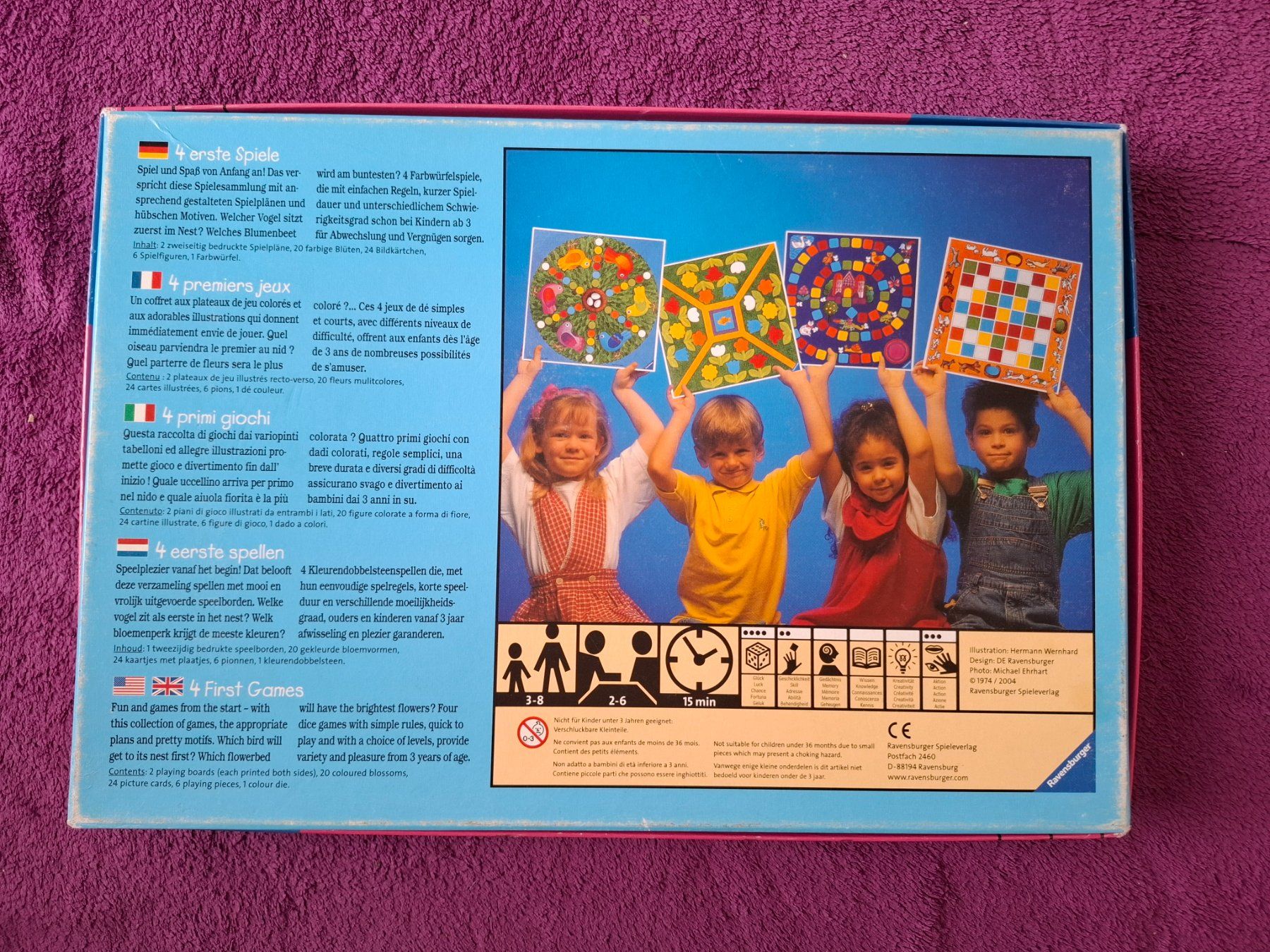 Ravensburger Giochi: Ravensburger Spiel - 4 erste Spiele – Usato da Müllheim Dorf venduto da Seeeule01 7