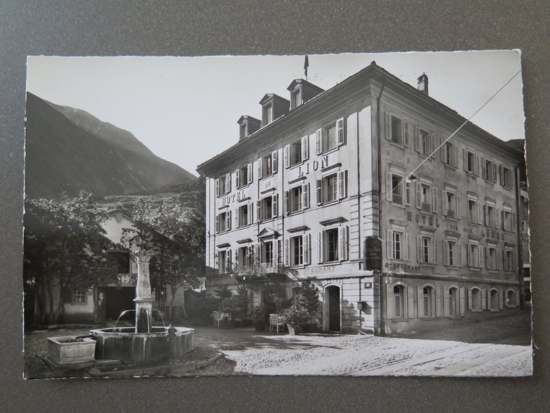Cartoline postali: HOSPENTAL - HOTEL LÖWEN – Usato da Wittenbach venduto da lipasal