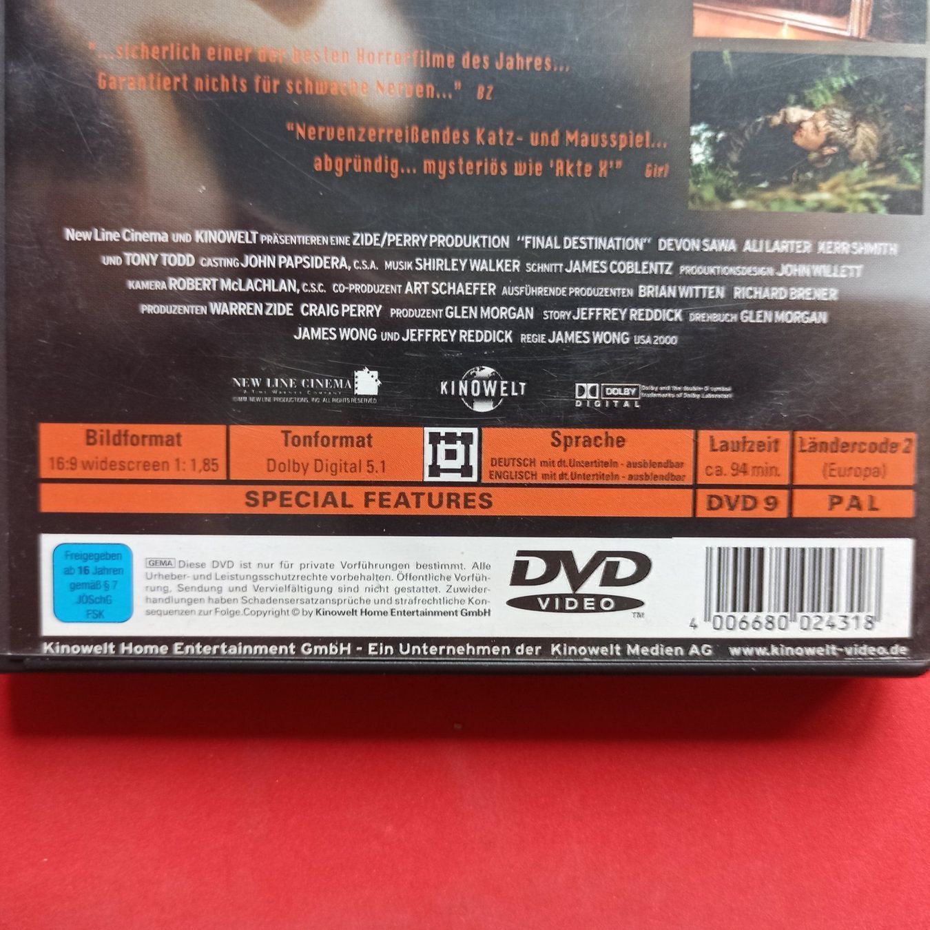 Tutti i DVDs: Final Destination – Usato da Dübendorf venduto da kb86_MOVIE 2