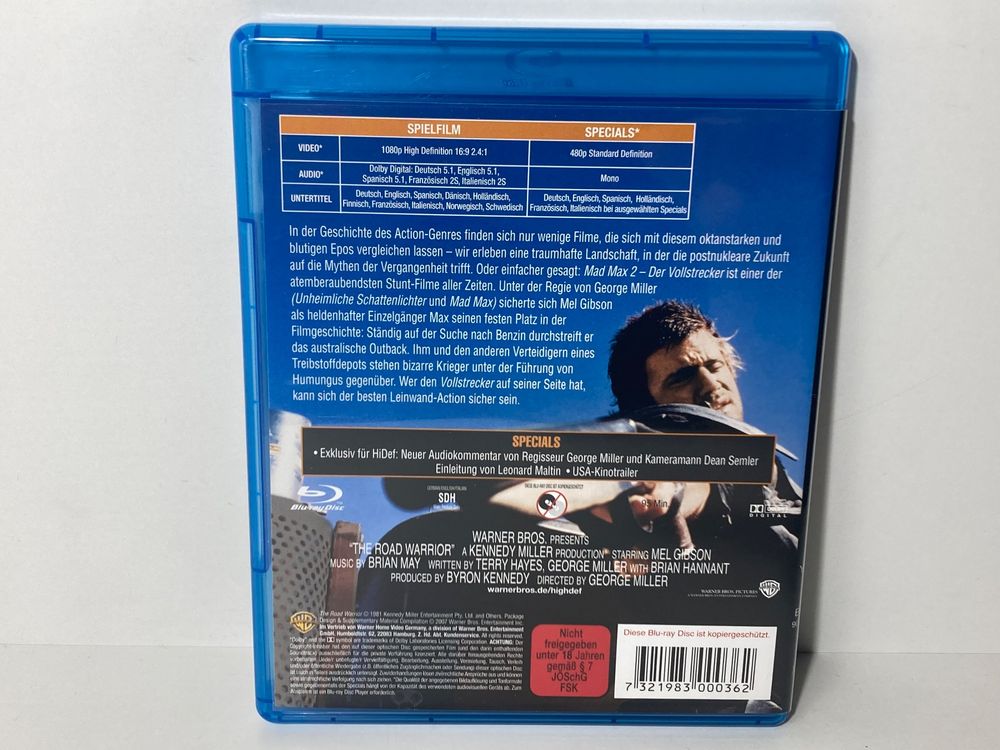 Mad Max 2 -Der Vollstrecker Blu Ray | Kaufen auf Ricardo