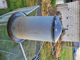 OLBA Geflügel Futterautomat, 18kg, verzinkt, mit Deckel
