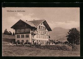 AK Adelboden, Schulhaus, 1926