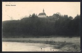 Ossingen / Hausen, Uferpartie mit Blick 