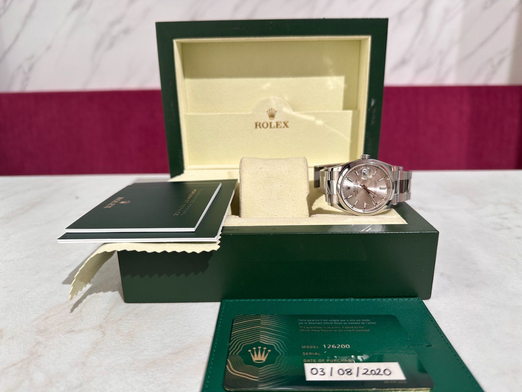 Rolex Uhren: Rolex Datejust 36mm Stahl 126200 – Gebraucht aus Zürich von uhrmacherteam 1