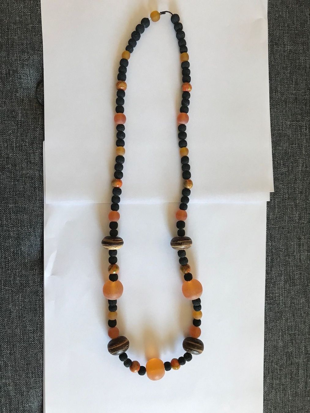 Catenine: Collier artisanal en pierre de lave – Usato da Grimisuat venduto da eliseba88 3