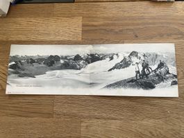 Doppel AK Claridenstock Panorama um 1920