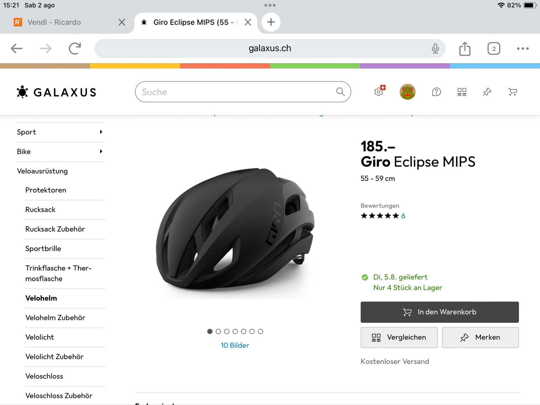 Giro Helme: Giro Eclipse Spherical ab CHF 20 – Gebraucht aus Cagiallo von Sjeffrey 4