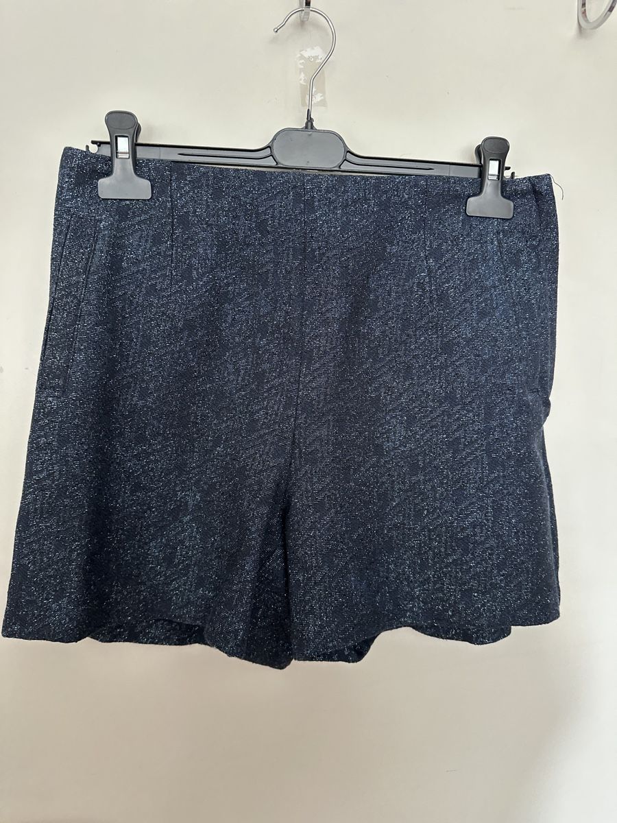 Promod Hosen: Short Promod jacquard bleu – Gebraucht aus lausanne von annec777