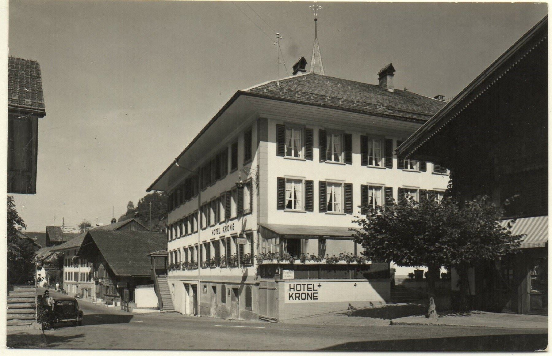 Cartes postales: ERLENBACH i.S. Hotel Krone, Auto – Neuf (Voir description) à Jona par philajona