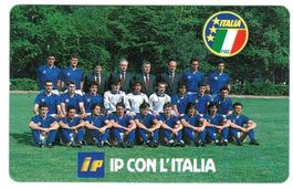 Privat Telefonkarte Italien OP-1 Fussball ungebraucht