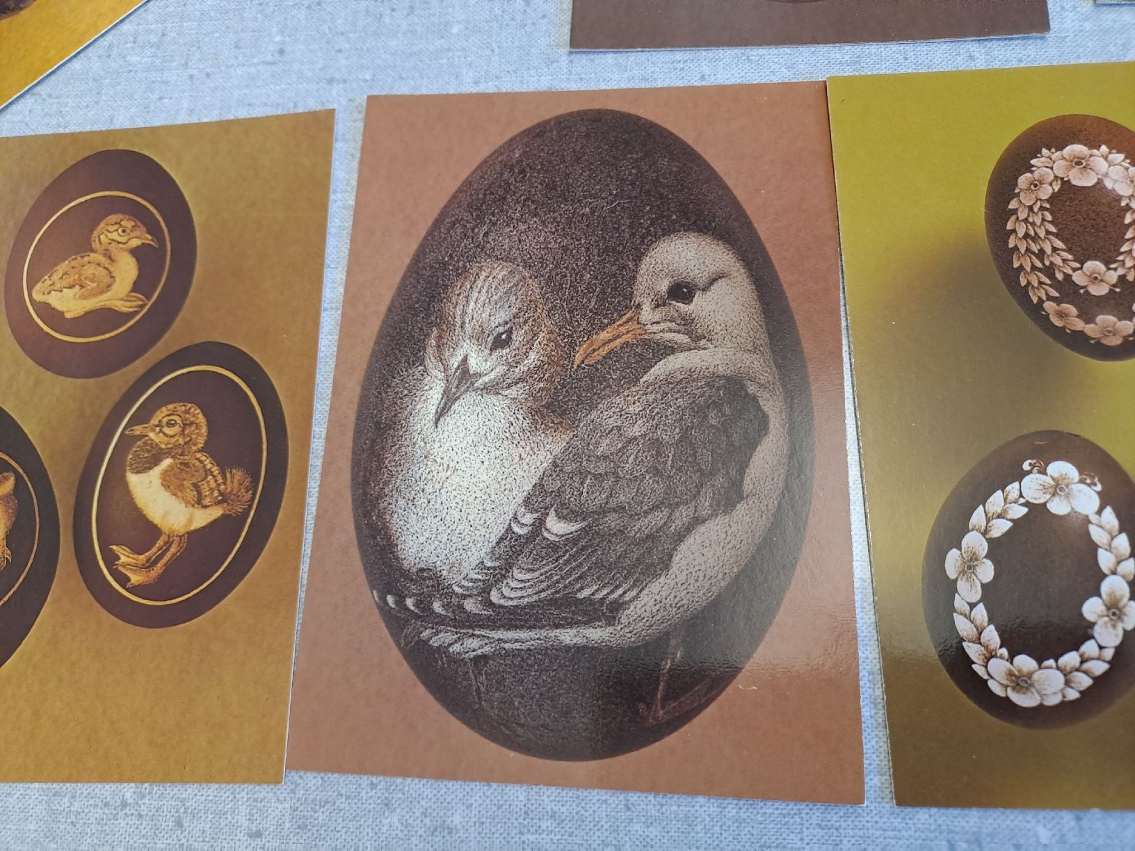 Ansichtskarten: 7 Postkarten Ostern Eierkunst – Neu (gemäss Beschreibung) aus Uznach von Walaylatiere 2