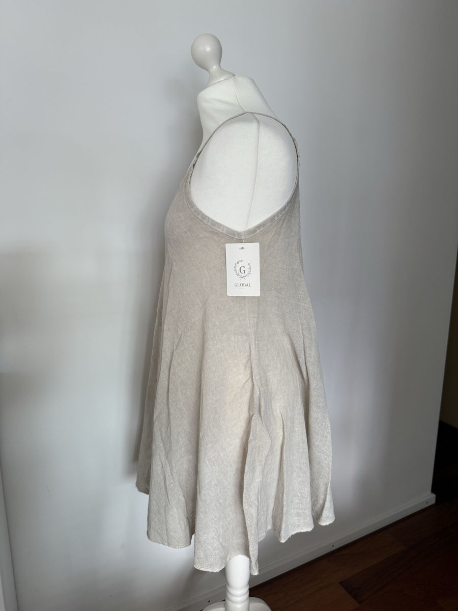 Vestiti: Kleid Baumwolle Bohoostyle OneSize beige Neu – Nuovo e nell'imballaggio originale da Stansstad venduto da InStyle8 6