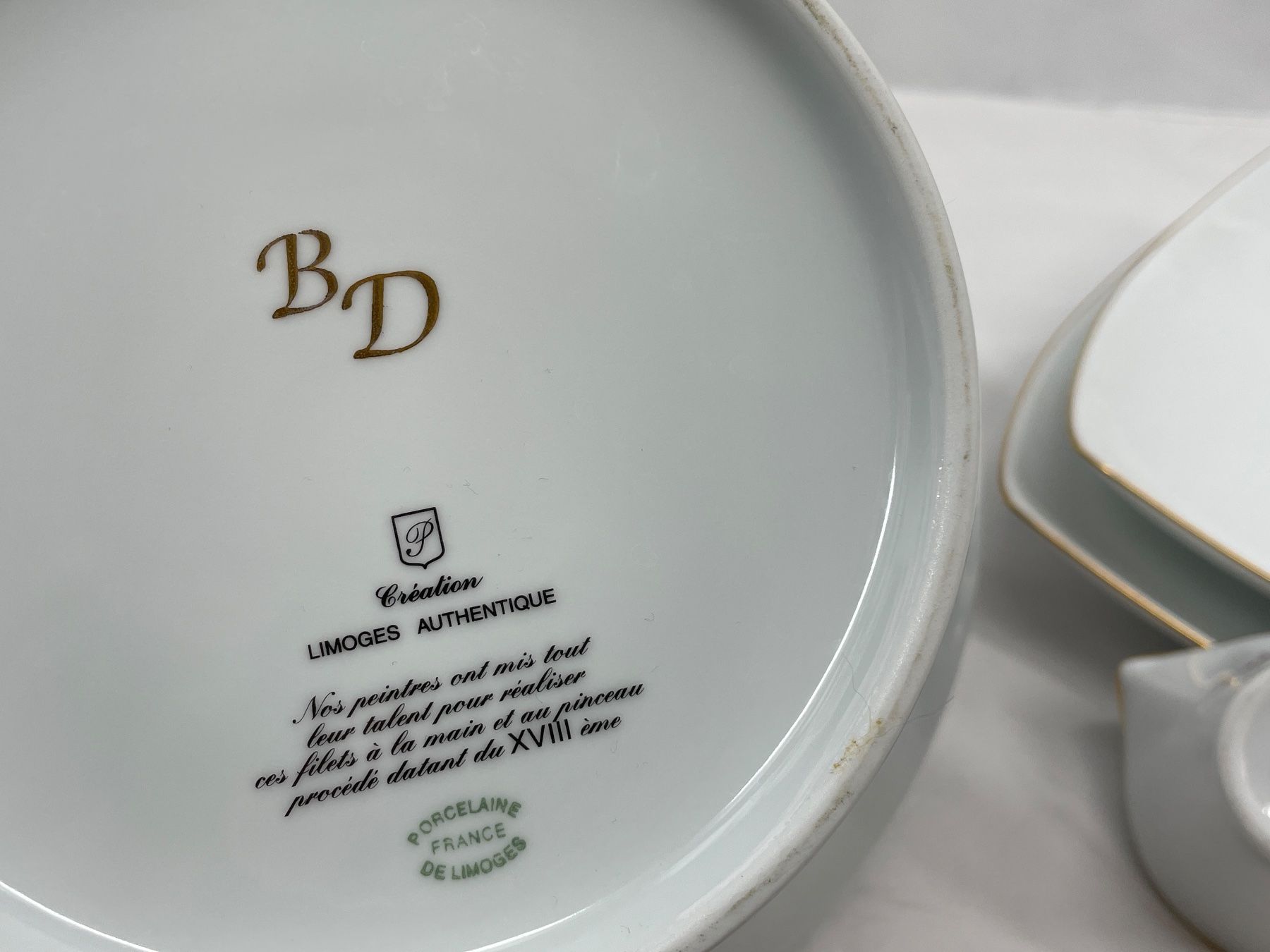 Set di piatti: LIMOGES set de vaisselle – Usato da Lausanne venduto da PlusValue_Lausanne 7