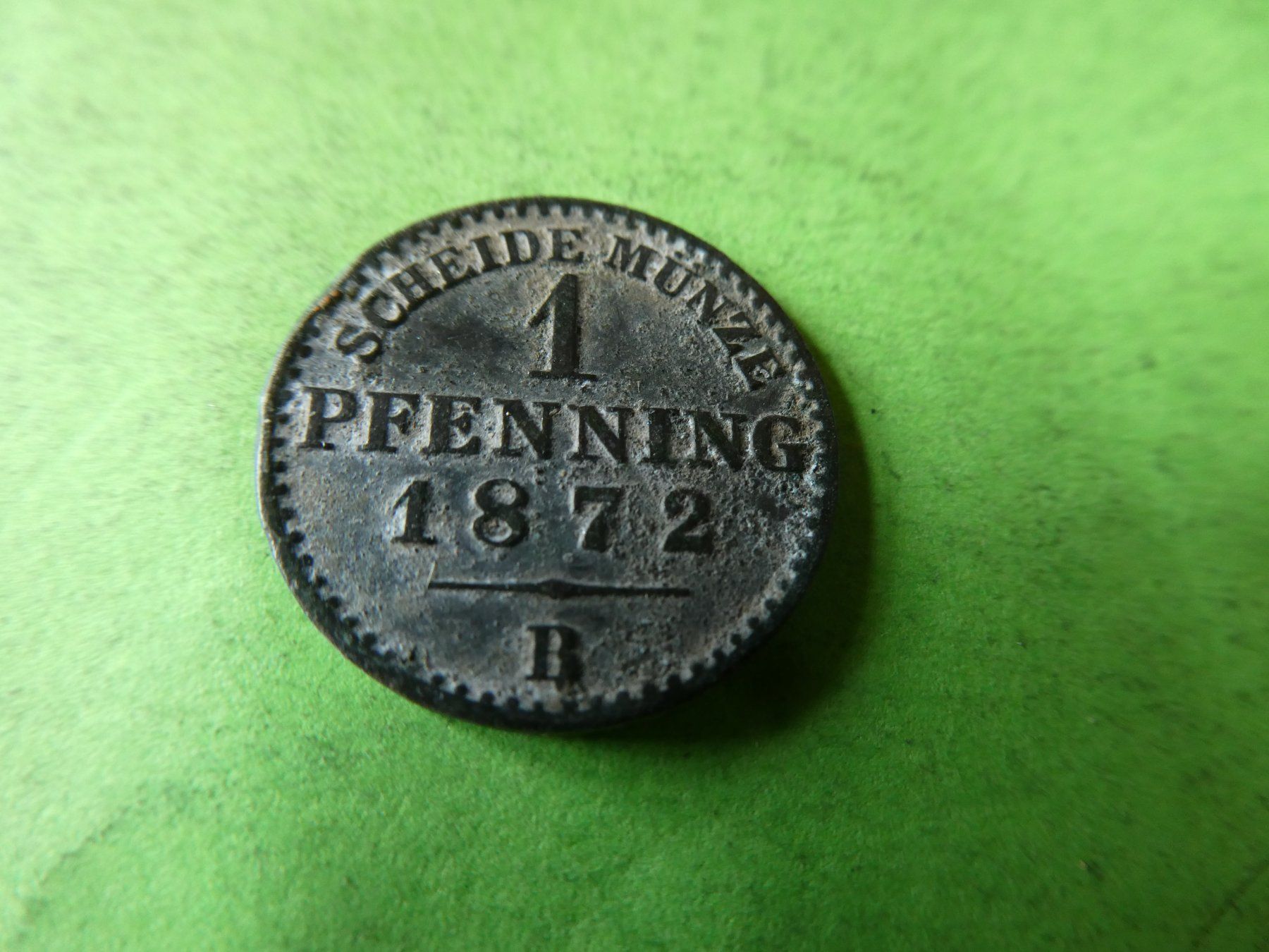 Tutti le monete: Preussen 1872 B, 1 Pfennig – Usato da Hinterforst venduto da Rohusri