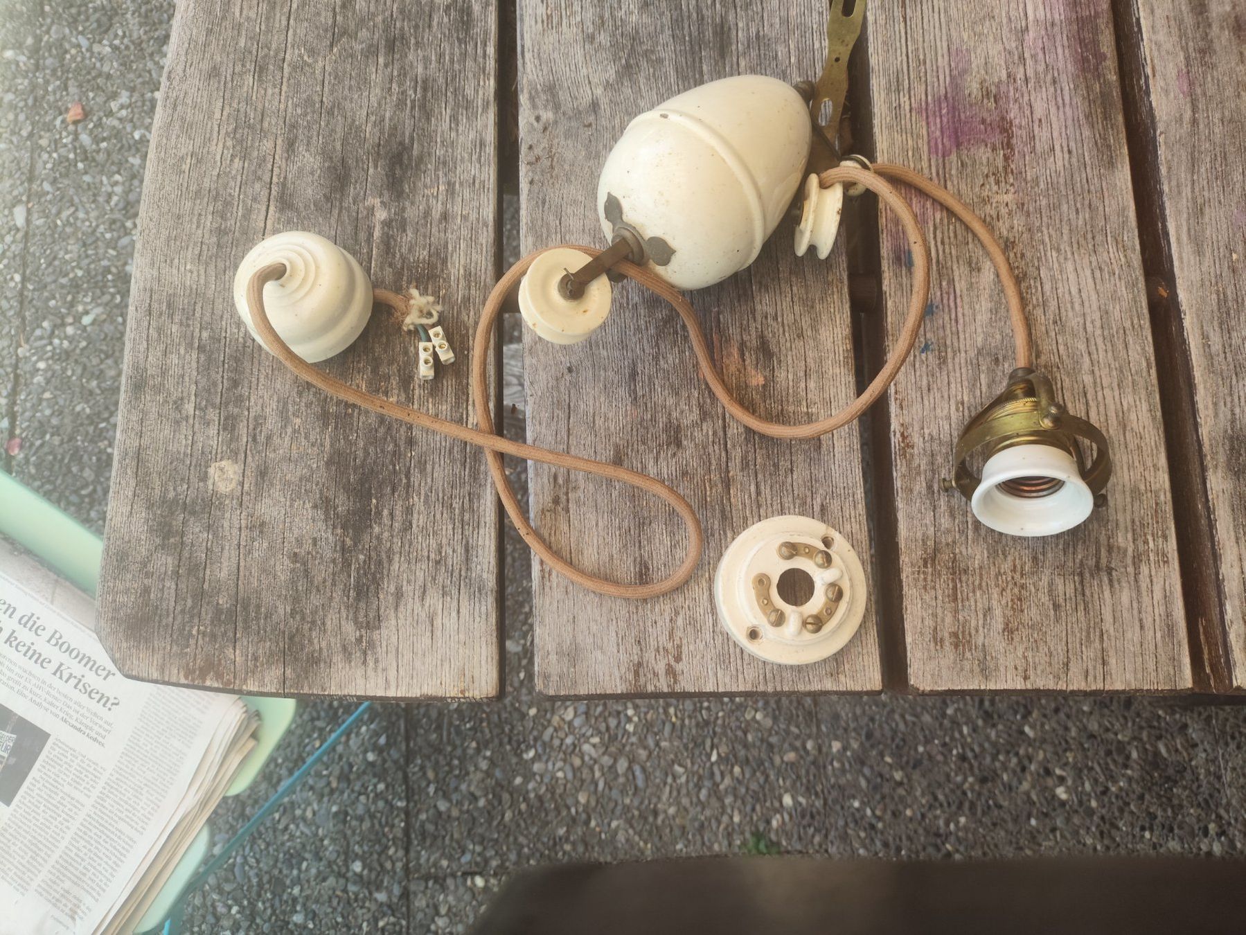 Lustres & lampes de plafonds: Antike Lampe – D'occasion à Grosshöchstetten par Saigontinu 3