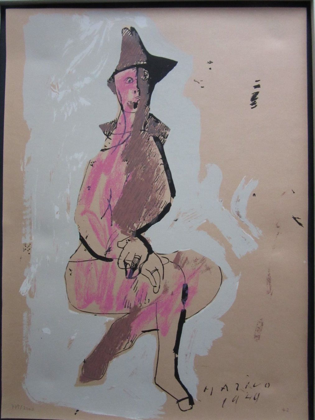 Poster & Bilder: MARINO MARINI  MIT NEUWERTIGEM RAHMEN – Gebraucht aus Gersau von grafik-kunst 1