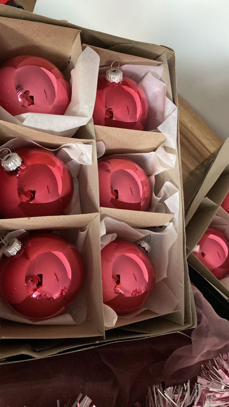 Tutte le decorazioni: Weihnachts Kugeln pink, Dekoration Advent mit Engel – Usato da Dagmersellen venduto da Arcticsnow2017 4
