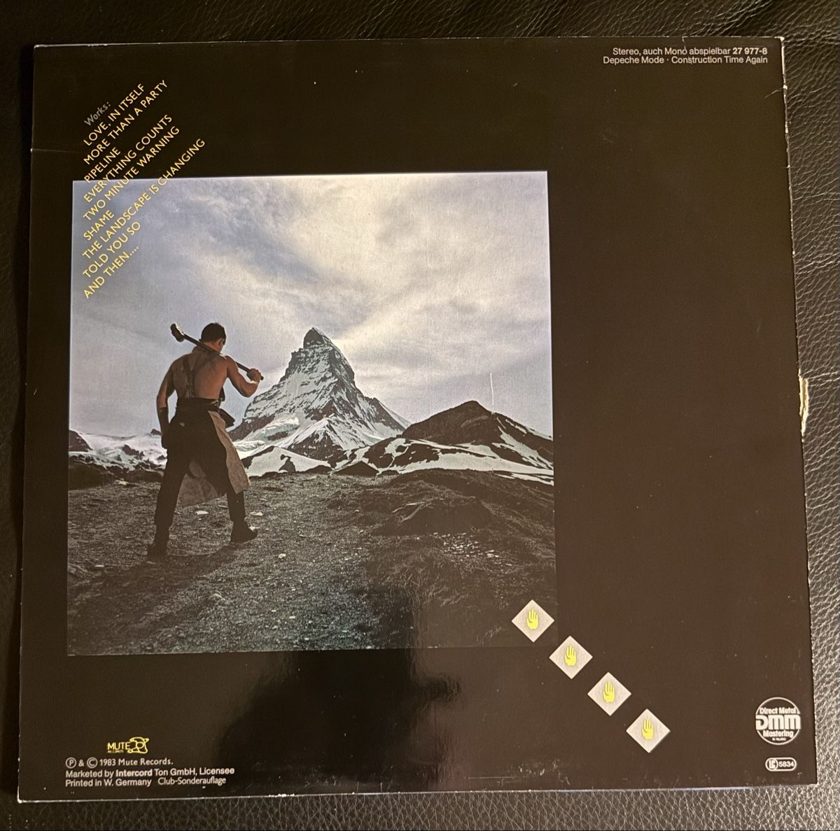 Dischi in vinile: Depeche Mode - Construction Time Again LP Vinyl 1983 DMM – Usato da Goldach venduto da Donpancho 2