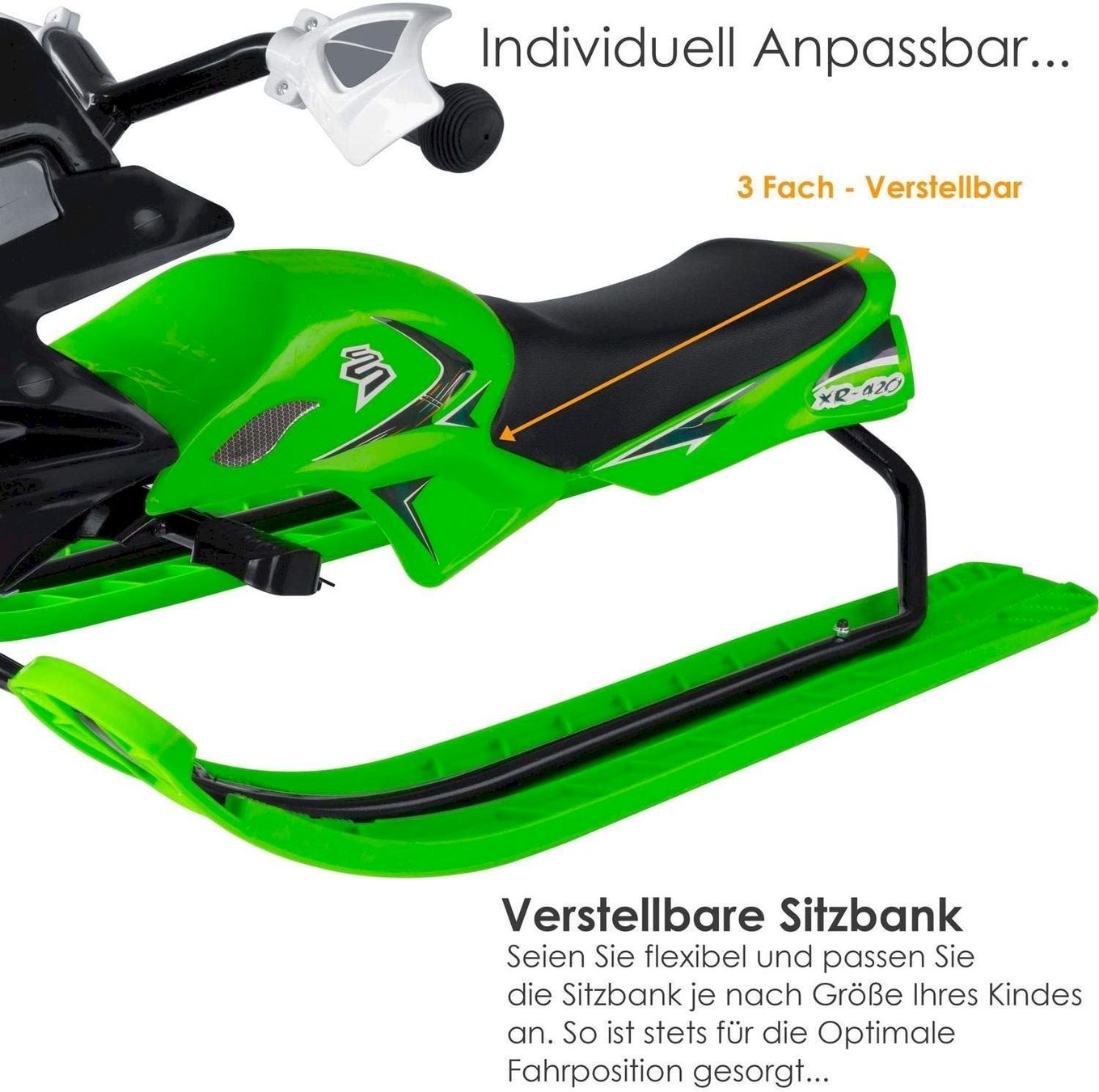 Slitta: Lenkschlitten XR-420 grün/schwarz – Nuovo e nell'imballaggio originale da Bottighofen venduto da zaap 3